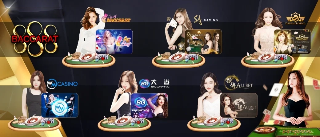 ค่ายเกม by 888 baccarat